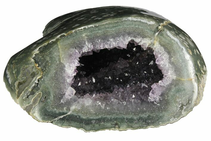 Wide, Purple Amethyst Geode - Uruguay #135343